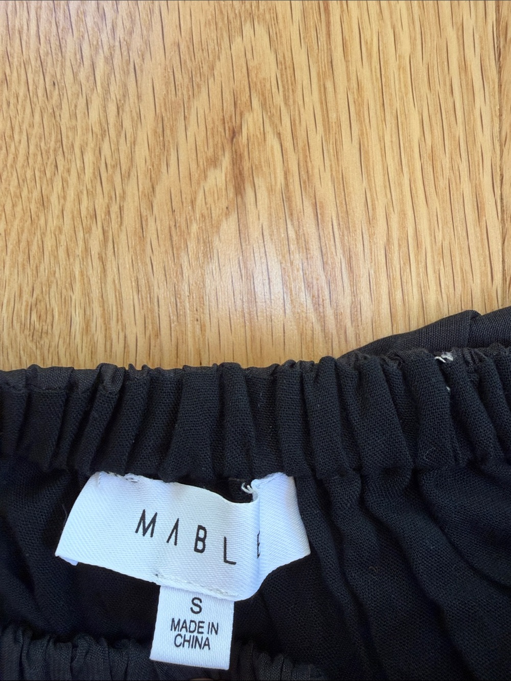 Mable small black moana neck ruffled tiered long sleeve mini dress. - Picture 9 of 12